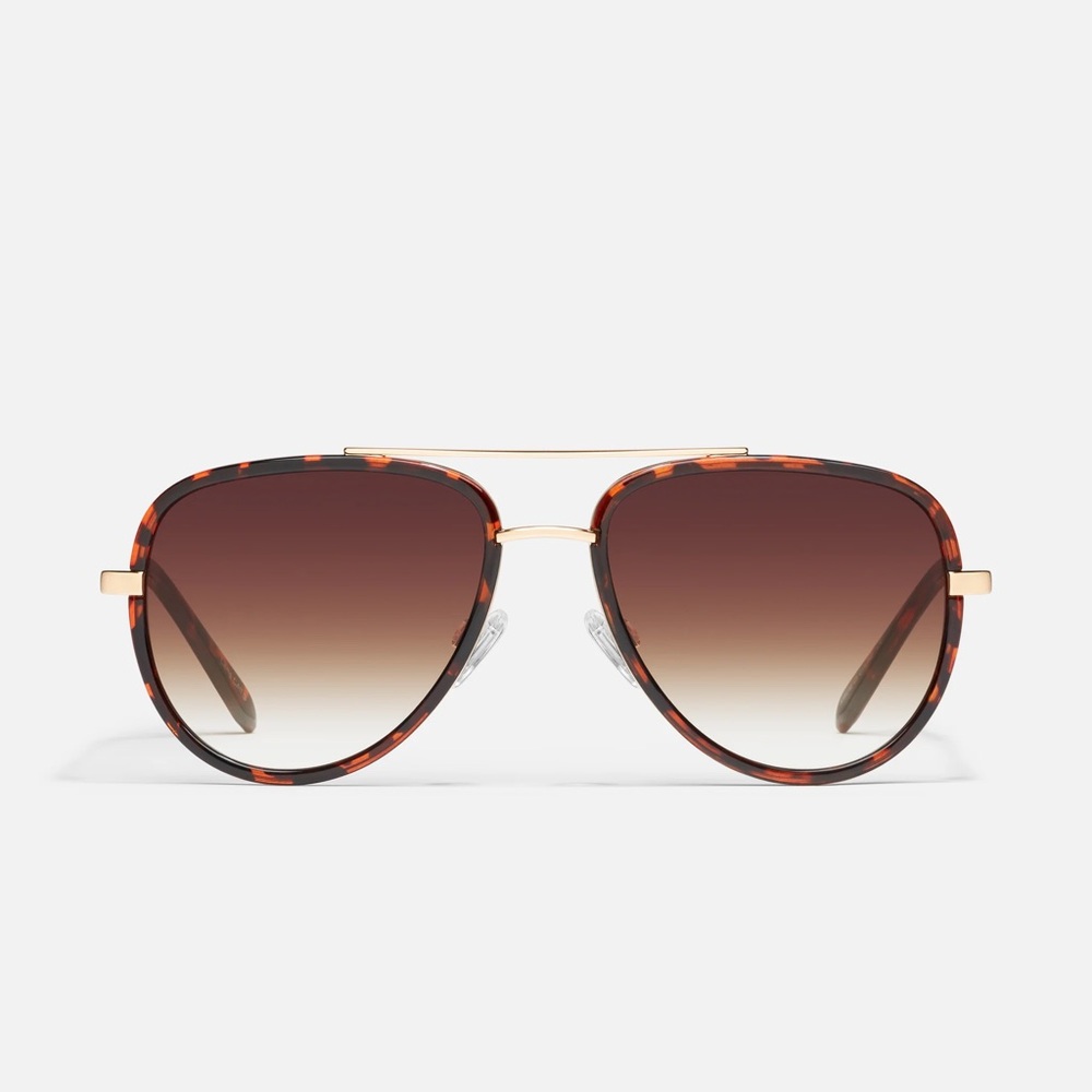ALL IN Mini Quay Australia Tortoise Sunglasses